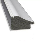 Specchio da parete bianco stretto per mobile bagno, 30" x 30", senza bordi smussati