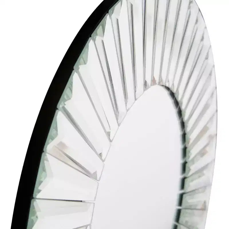 Specchio a figura intera rettangolare Apollo 60"x20" nero opaco
