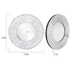 Specchio a figura intera rettangolare Apollo 60"x20" nero opaco