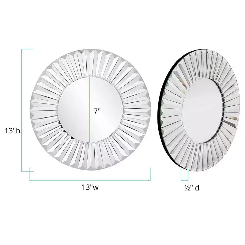 Specchio a figura intera rettangolare Apollo 60"x20" nero opaco