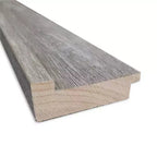 Specchio da Parete per Bagno 23" x 29" in Legno Grigio Antico Regis, Senza Bordo Smussato