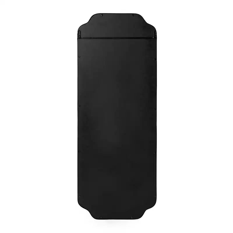 Specchio da parete con cornice Plumley 18"x48", nero