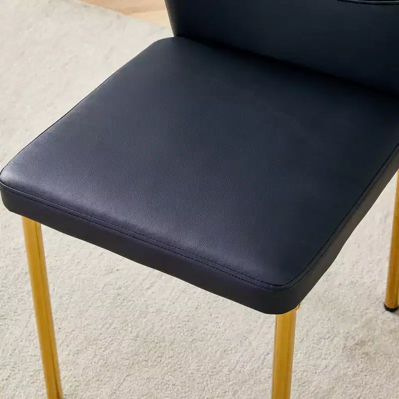 Panca da pranzo moderna trapuntata in lino, gambe in legno di gomma nere