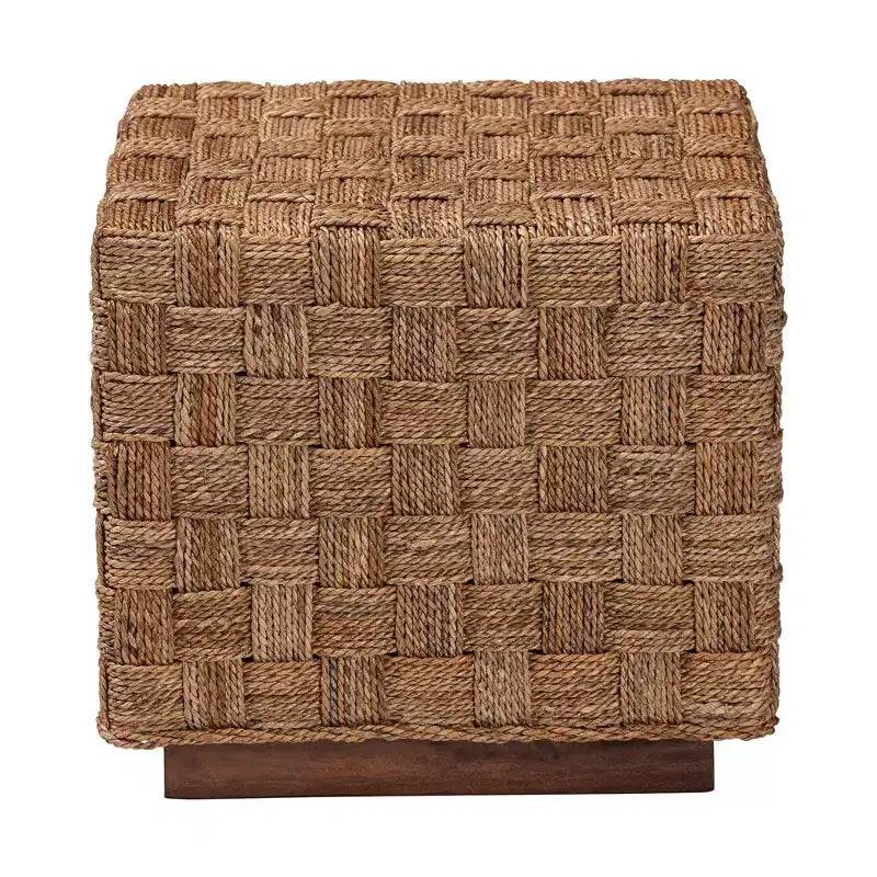 bali & pari Karina End Table Natural Seagrass/Light Brown