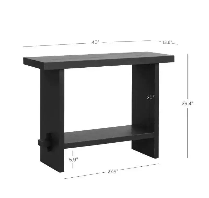 Consolle Virgo in Legno Nera