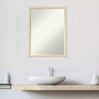 Specchio da parete per bagno Svelte Petite Bevel in legno