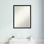 Specchio da parete per bagno Svelte Petite Bevel in legno