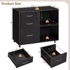 Classificatore vintage con 3 cassetti per casa e ufficio