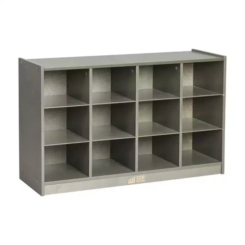 ECR4Kids 12 Cubby Mobile Tray Storage Cabinet, 3x4, Classroom Furniture