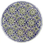 Sgabello/Tavolino d'appoggio in ceramica Suzani Lula 17.25