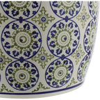 Sgabello/Tavolino d'appoggio in ceramica Suzani Lula 17.25