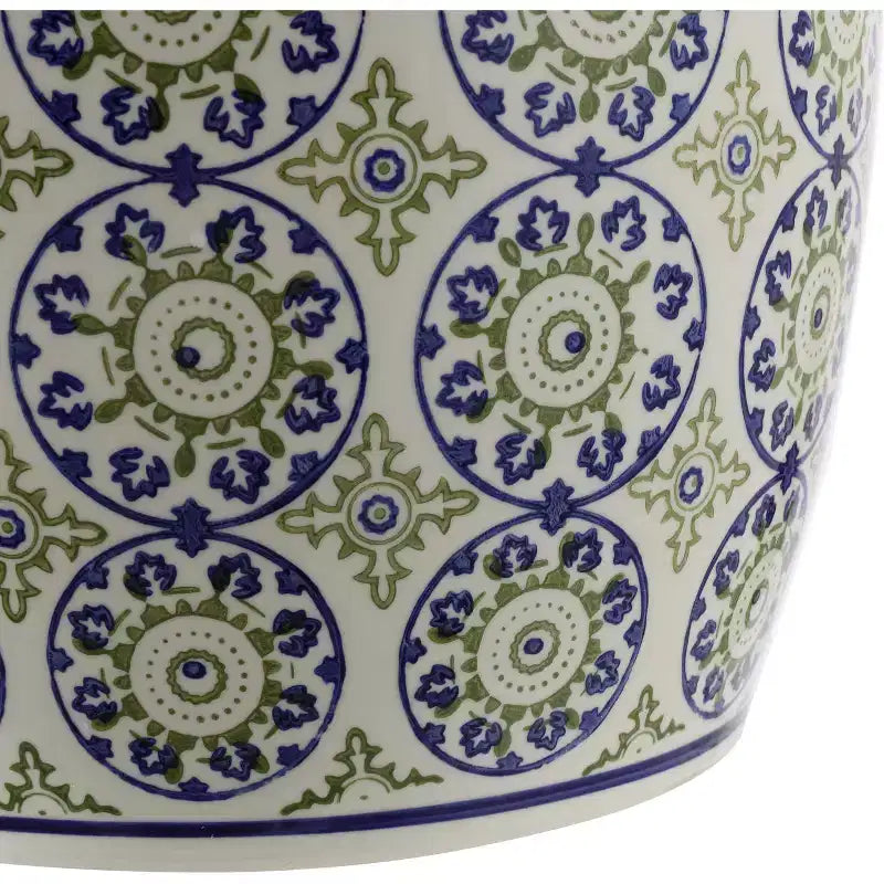 Sgabello/Tavolino d'appoggio in ceramica Suzani Lula 17.25