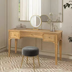 Scrivania direzionale in legno Dauphin 55 con 3 cassetti