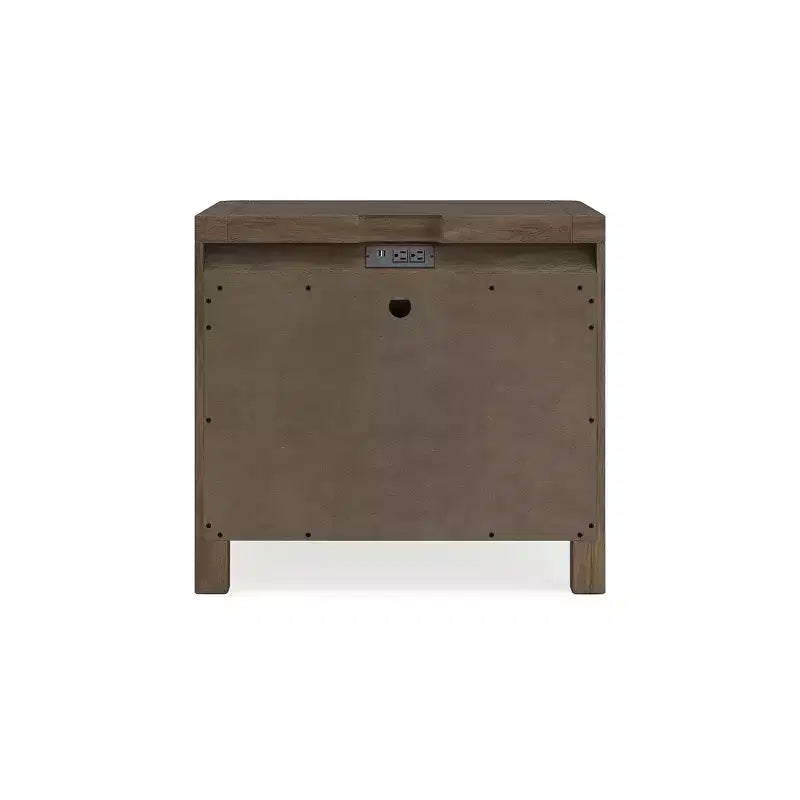 Comodino Cabalynn con 2 cassetti, marrone chiaro