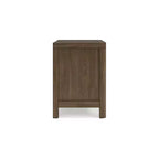 Comodino Cabalynn con 2 cassetti, marrone chiaro