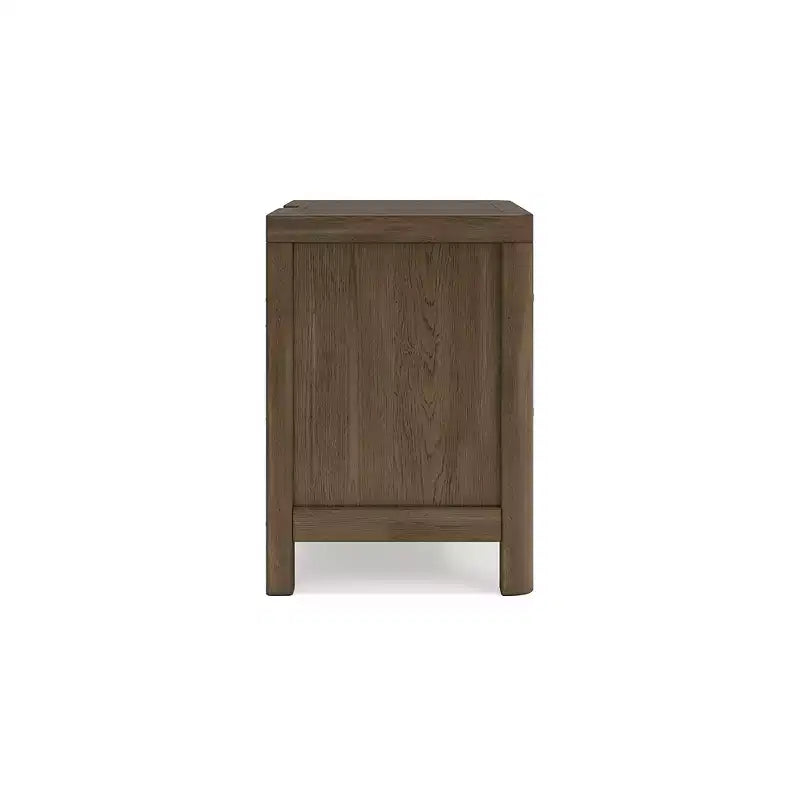 Comodino Cabalynn con 2 cassetti, marrone chiaro