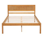 Struttura letto in legno Queen/Full/Twin con testiera 4W