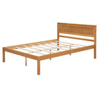 Struttura letto in legno Queen/Full/Twin con testiera 4W