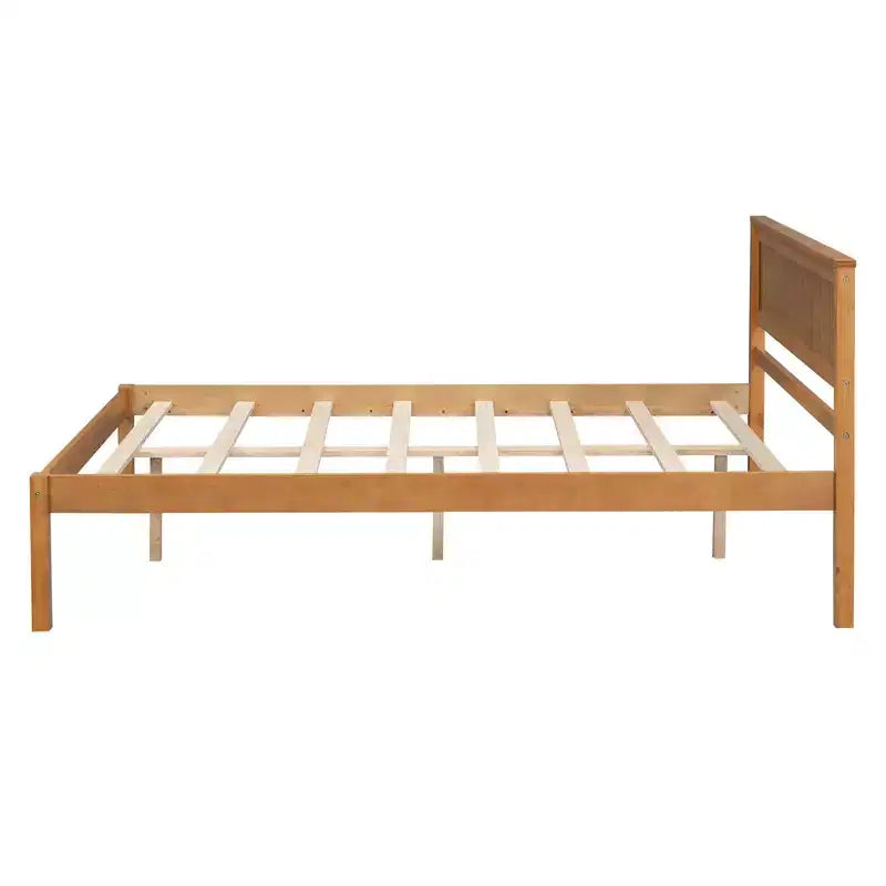 Struttura letto in legno Queen/Full/Twin con testiera 4W