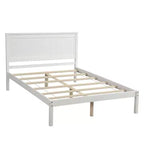 Struttura letto in legno Queen/Full/Twin con testiera 4W