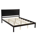 Struttura letto in legno Queen/Full/Twin con testiera 4W