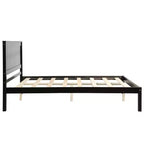 Struttura letto in legno Queen/Full/Twin con testiera 4W