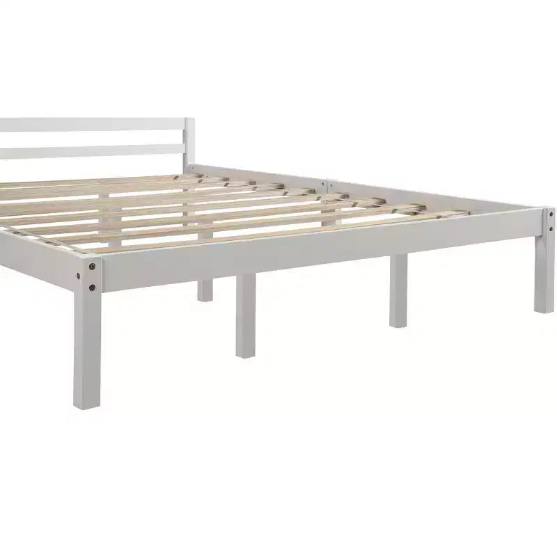 Struttura letto in legno Queen/Full/Twin con testiera 4W