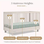 Culla trasformabile Ari 4 in 1 a grandezza naturale